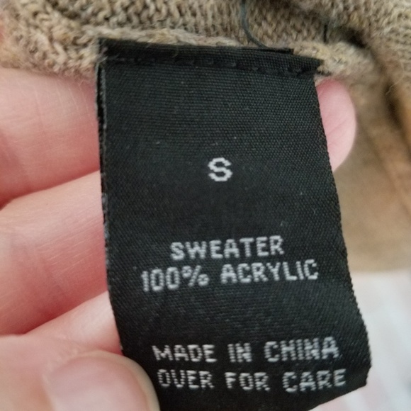 $5⭐️ Cowl Neck Tan Sweater Dress - Picture 7 of 7